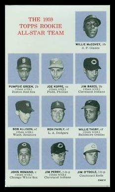 1964 Topps Rookie All Star 1959 Team